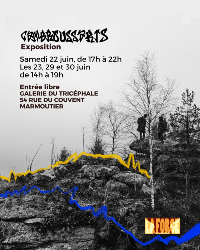 Dimanche 23 juin 2024 Cambroussarts : exposition au Tricéphale à Marmoutier