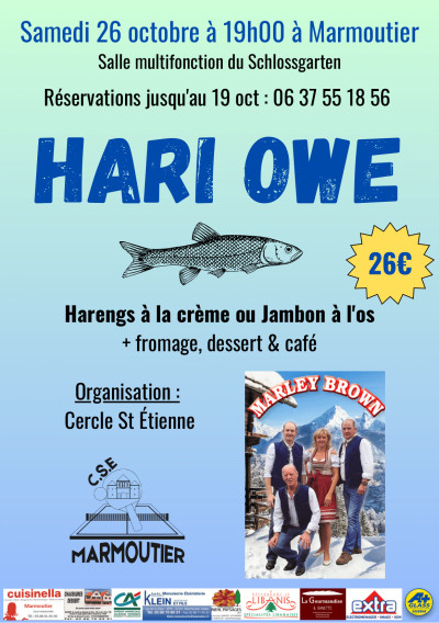 Samedi 26 octobre 2024 Hari Owe à Marmoutier