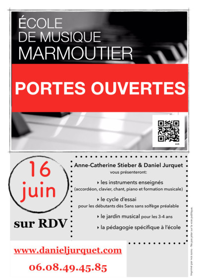 Dimanche 16 juin 2024 École de musique : portes ouvertes à Marmoutier