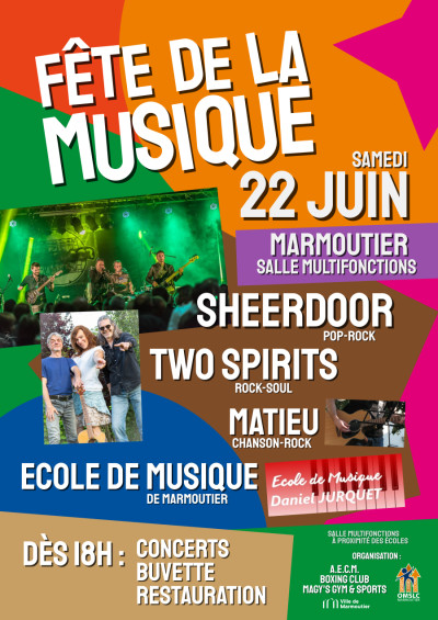 Samedi 22 juin 2024 Fête de la musique, salle multifonctions à Marmoutier