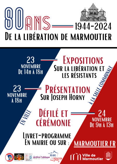 Samedi 23 novembre 2024 80 ans de la Libération de Marmoutier à Marmoutier