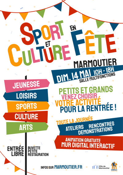 Dimanche 14 mai 2023 Sport & Culture en fête à Marmoutier